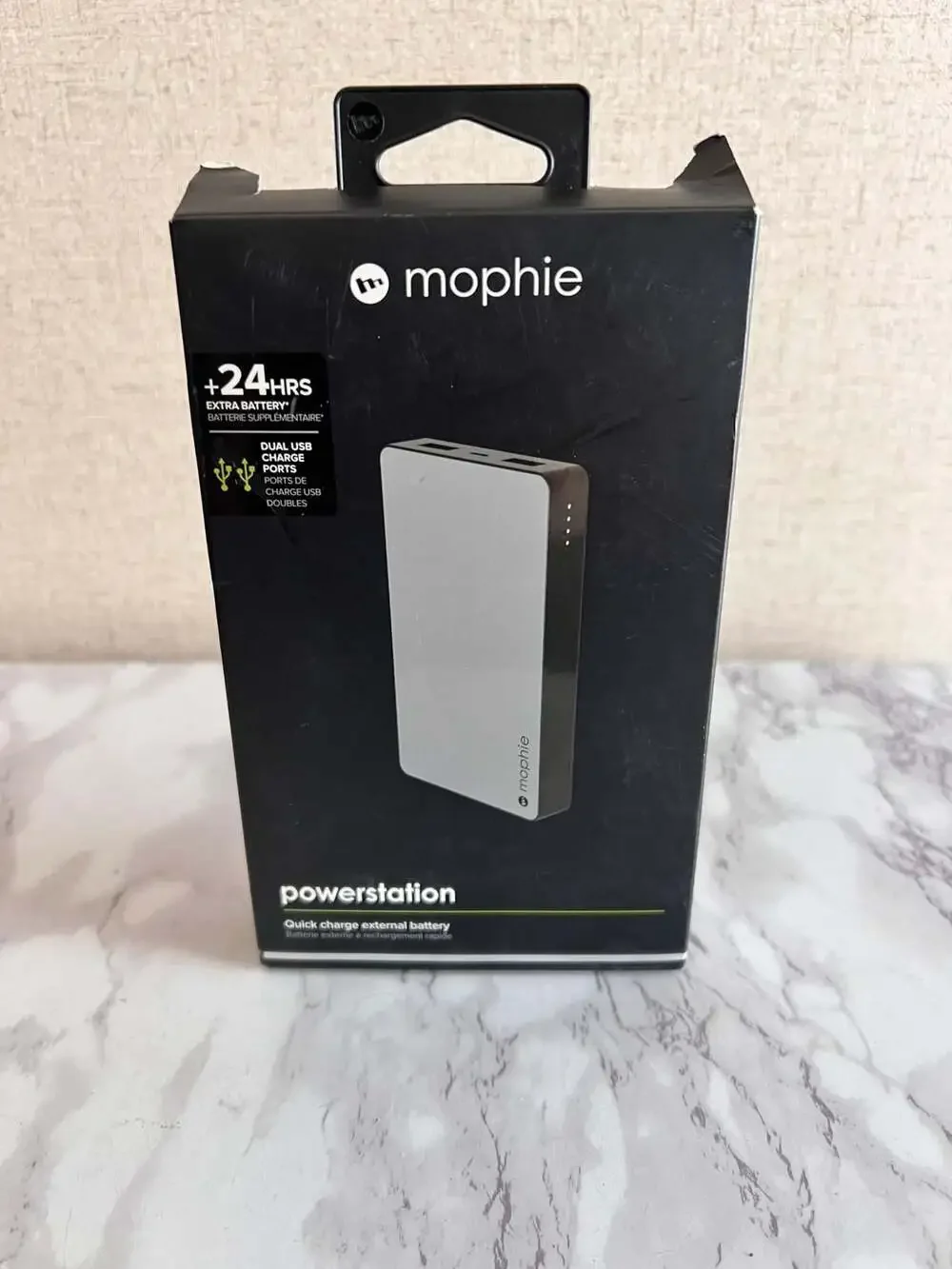 Mophie Powerstation 6,000mAh Quick Charge External Battery - Space Gray